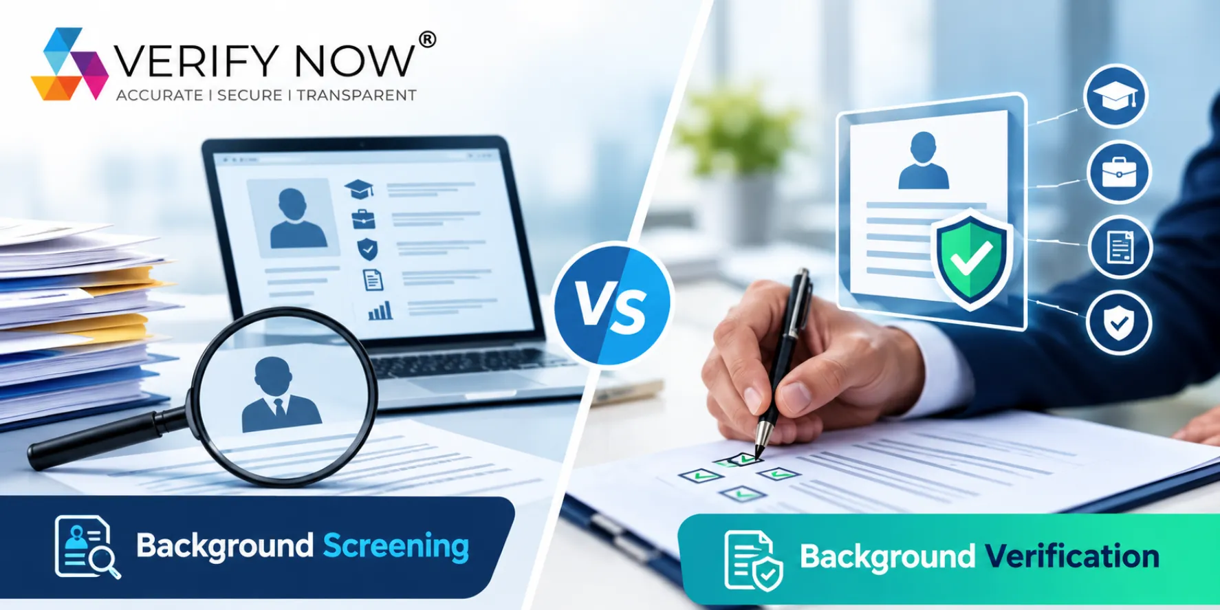 Background Screening vs Verification | Verify Now